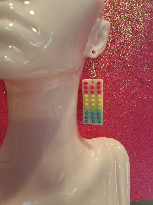Candy Button Earrings
